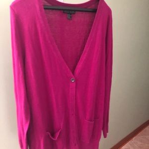 Forever 21 plus magenta cardigan